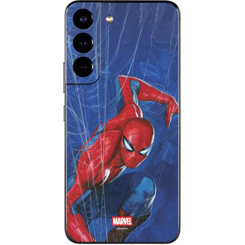 Marvel Spiderman World of Webs Galaxy S22 Skin